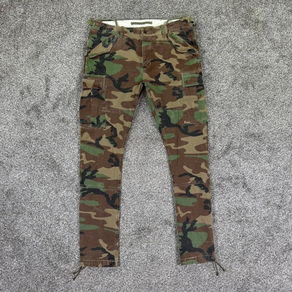 Polo Ralph Lauren Surplus Div Camo Mountain Cargo Utility Pant Men 36x34 Trouser